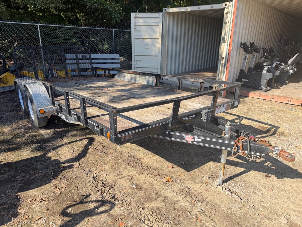 2019 PJ Trailer 16x7 dual axle open trailer