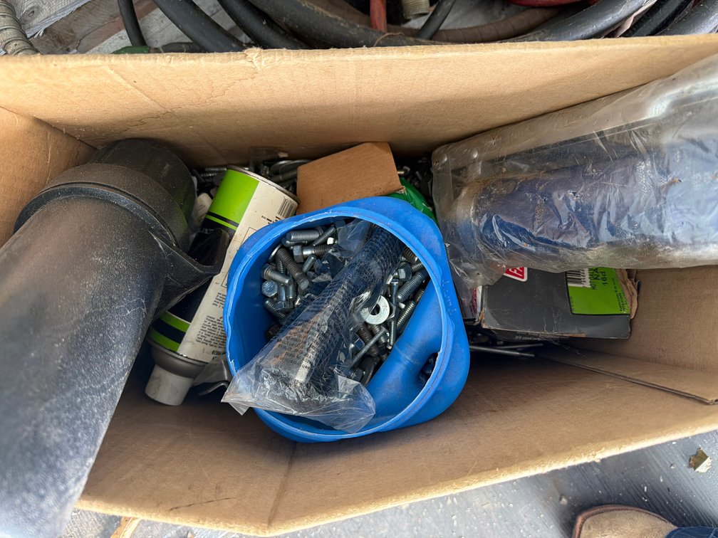 Box of misc hardware