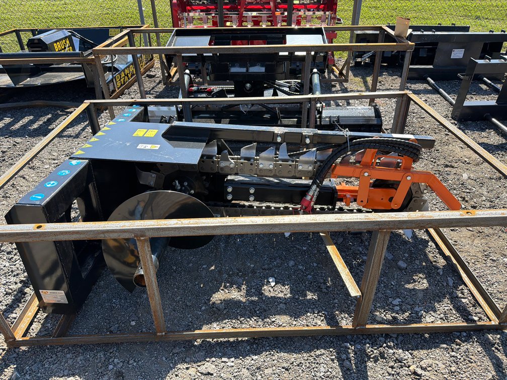 Unused Mower King Skid Steer Trencher