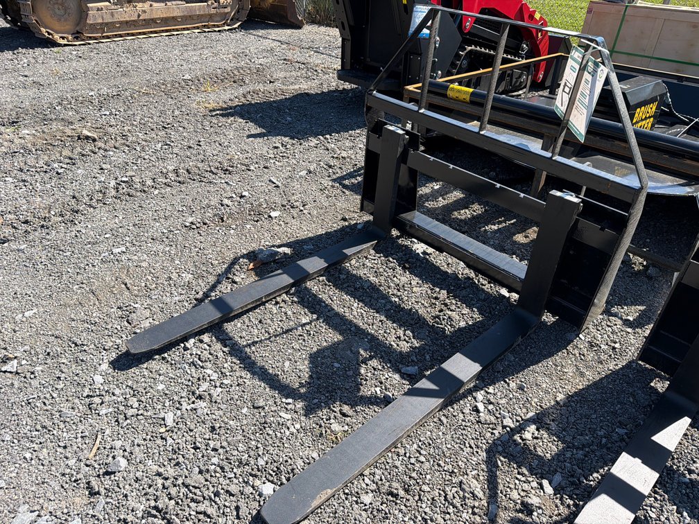 Unused Mower King Skid Steer Pallet Forks