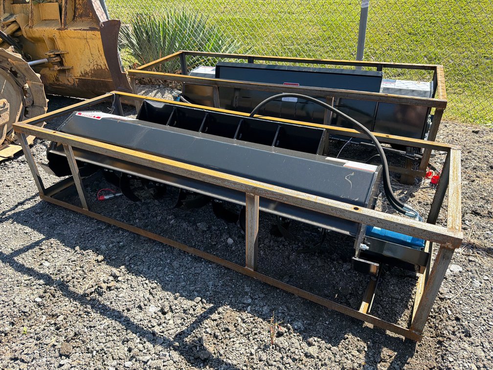 Unused Mower King Skid Steer Rotary Tiller