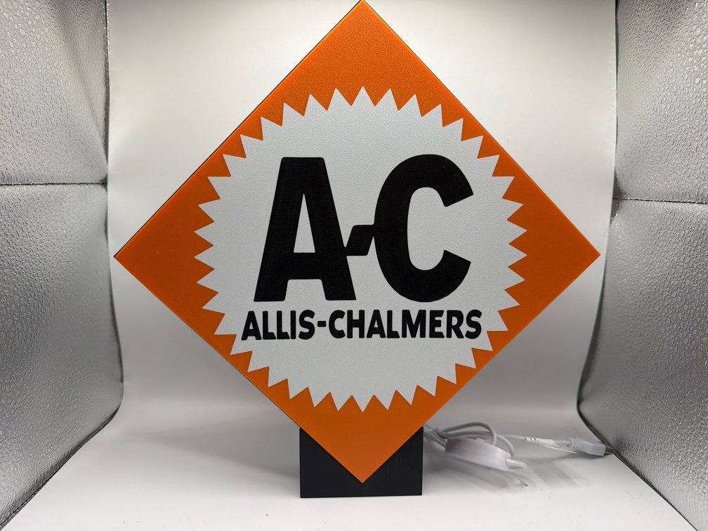 Allis Chambers Lit Sign