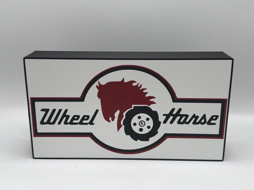 Wheel Horse Lit Sign