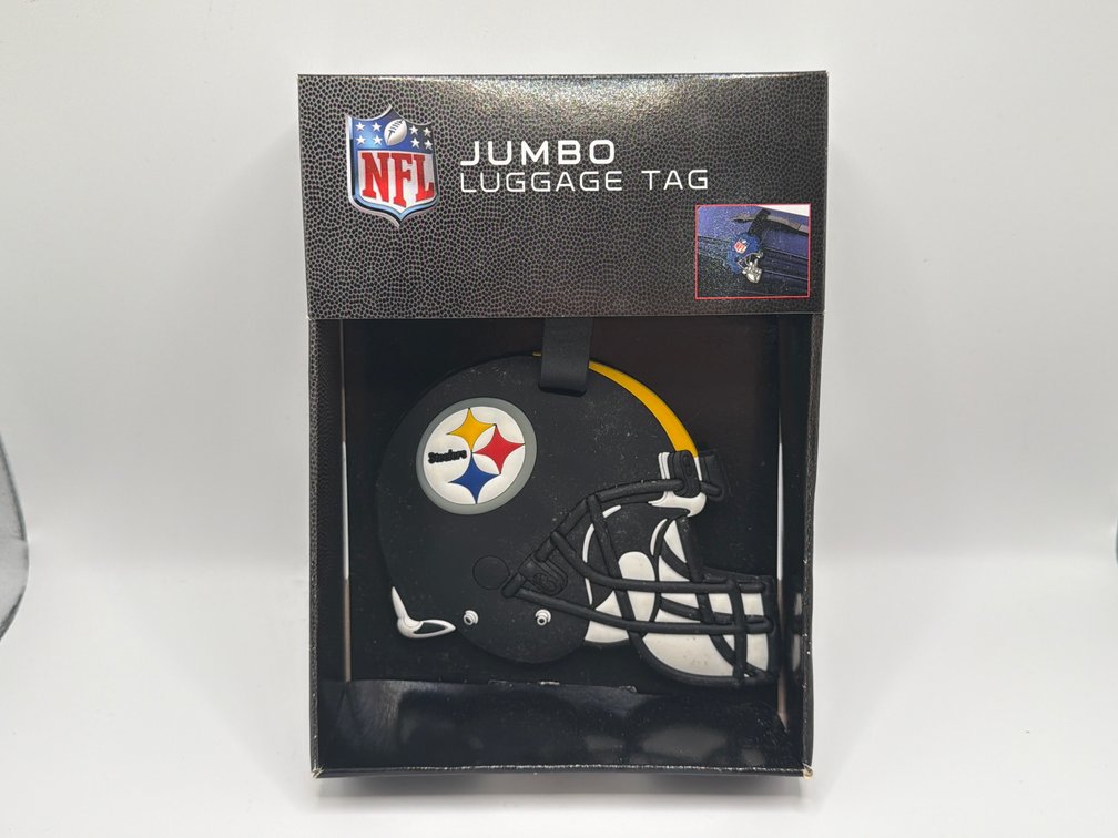 Steelers Jumbo Luggage Tag