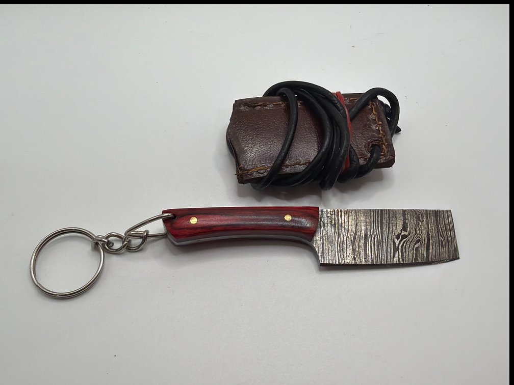 Damascus Style Mini Clever Letter Opener