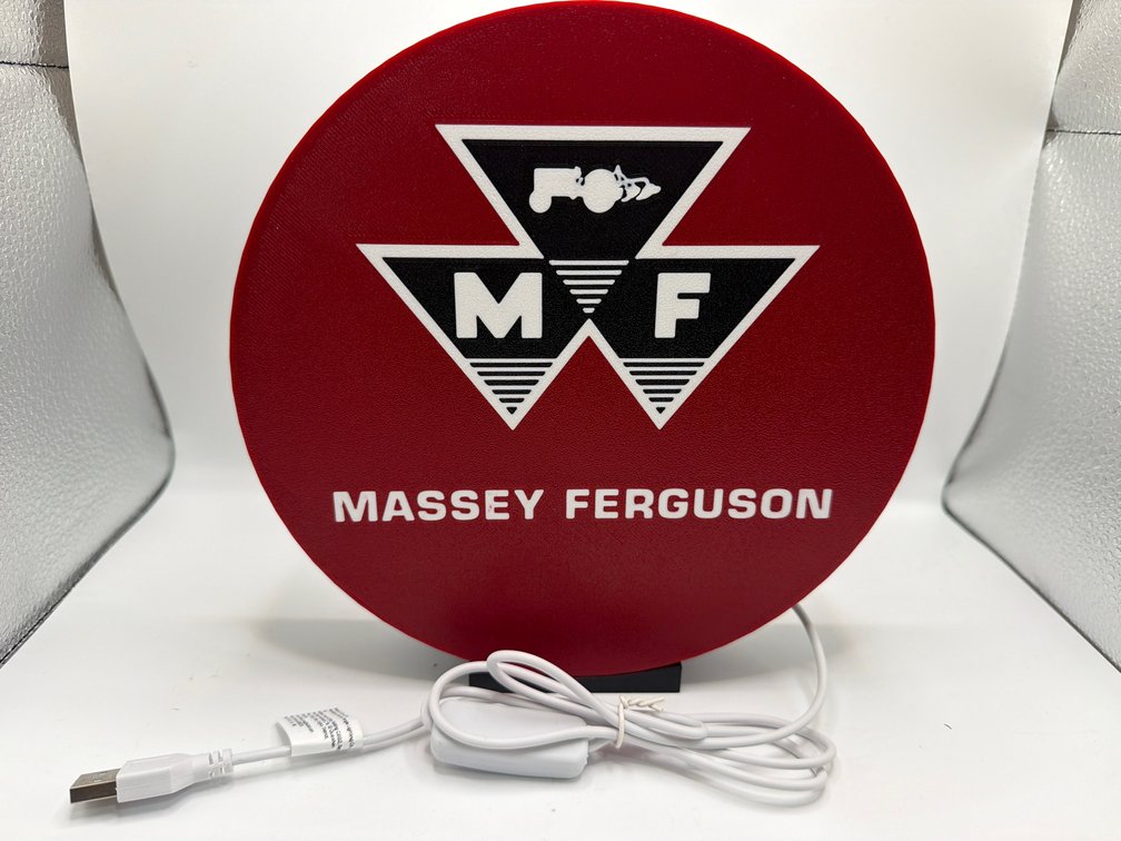 Massey Ferguson Lit Sign
