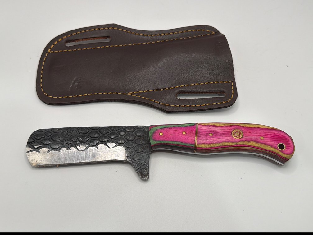 Damascus Style Cowboy Knife