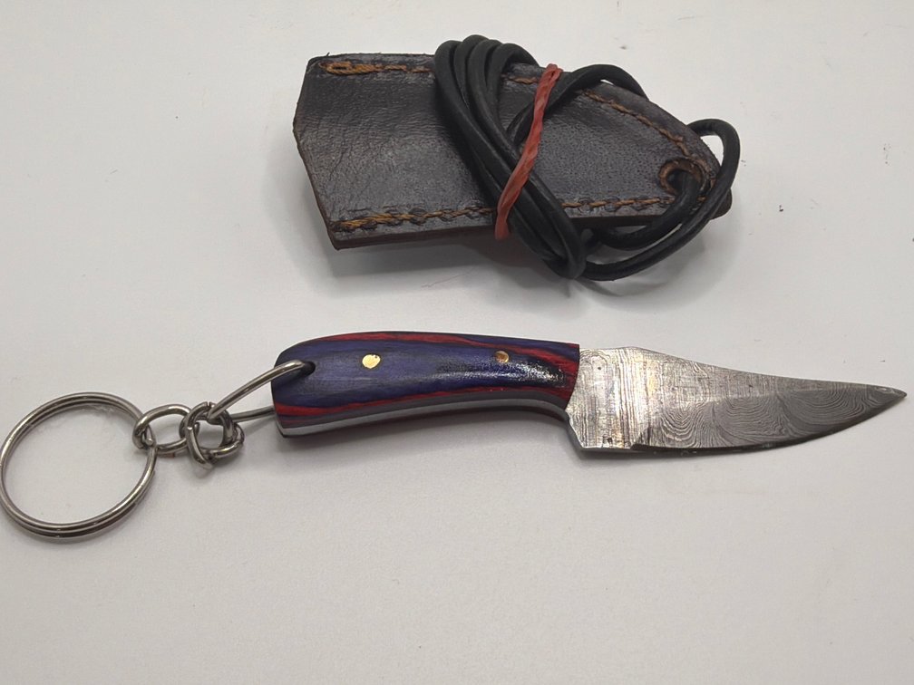 Mini Key Chain Fixed Blade Knife
