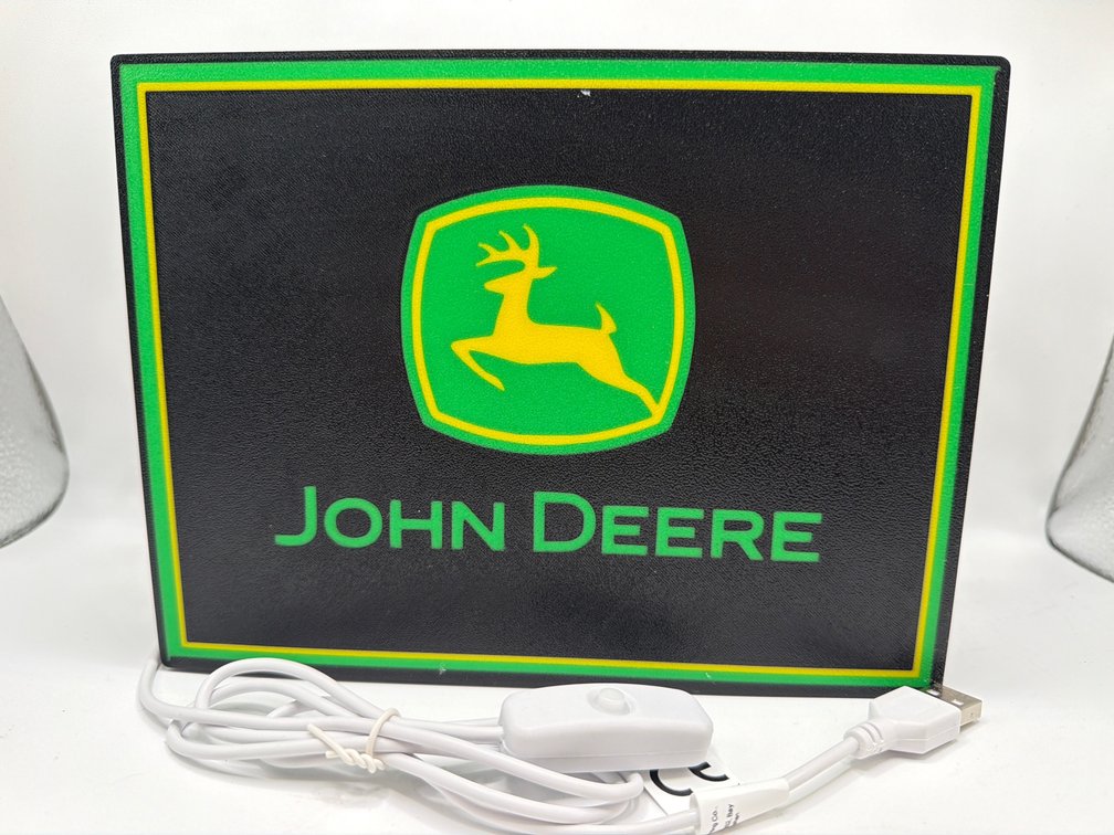 John Deere Lit Sign