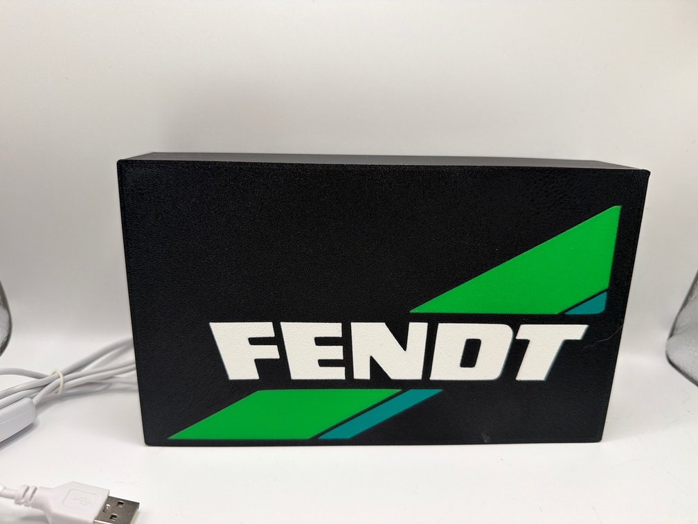 Fendt Lit Sign
