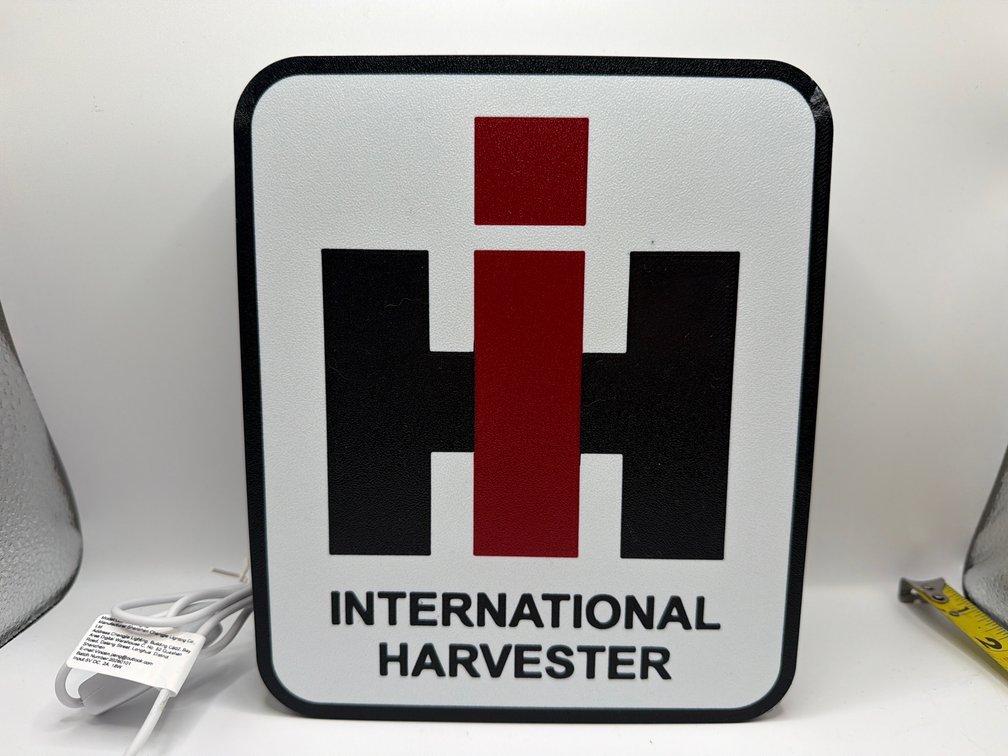 Case IH Lit Sign