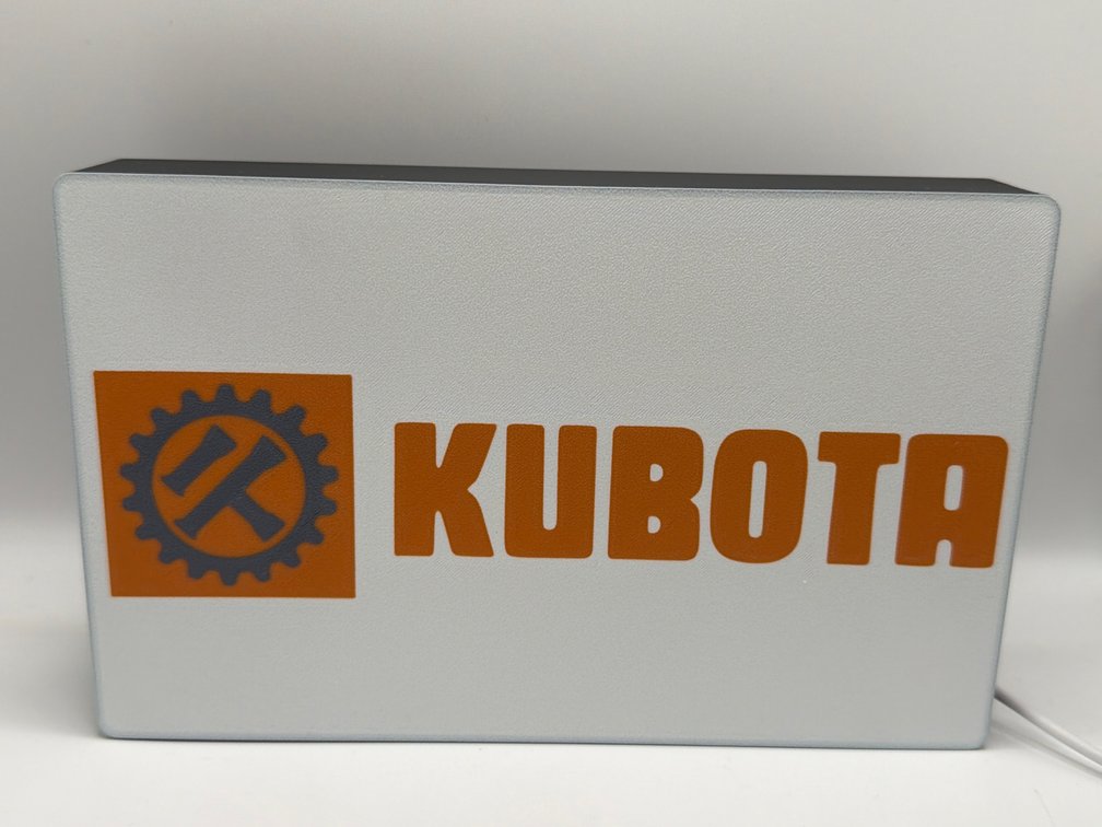 Kubota Lit Sign