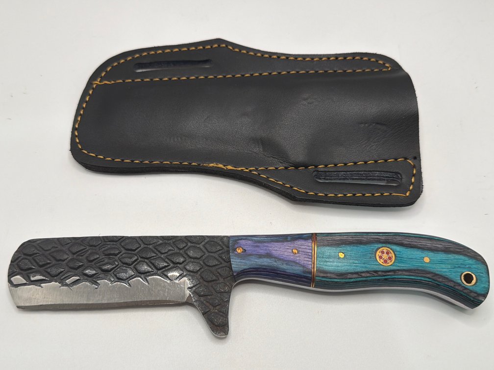 Damascus Style Cowboy Knife