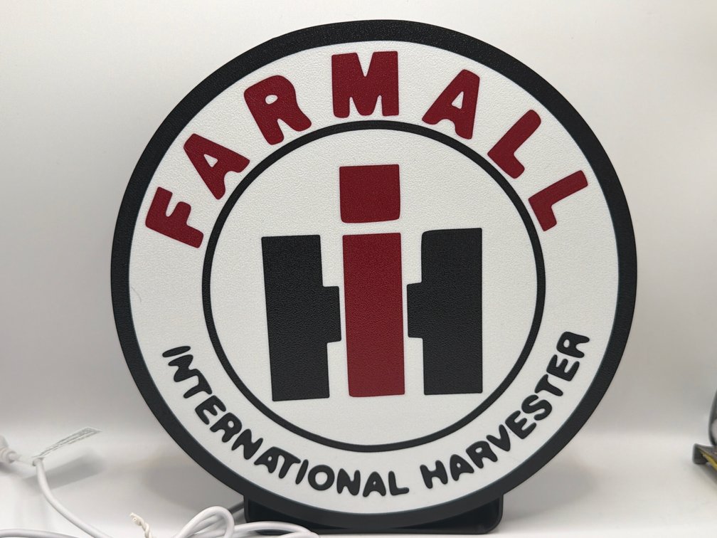 International Harvester Farmall Lit Sign