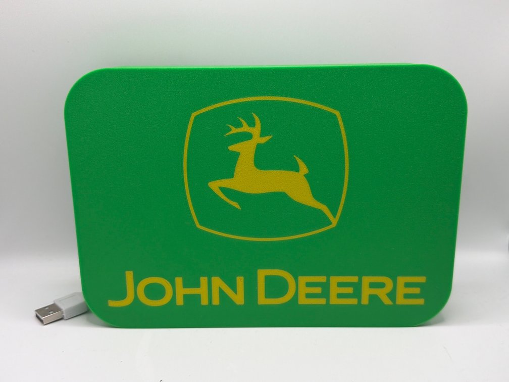 John Deere Lit Sign
