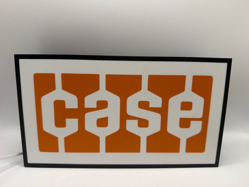 Case lit Sign