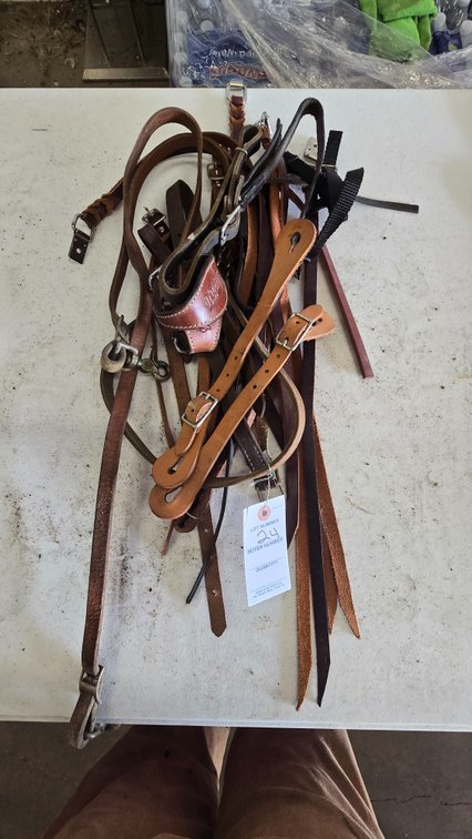 Mixed Lot of Leather Horse Tack