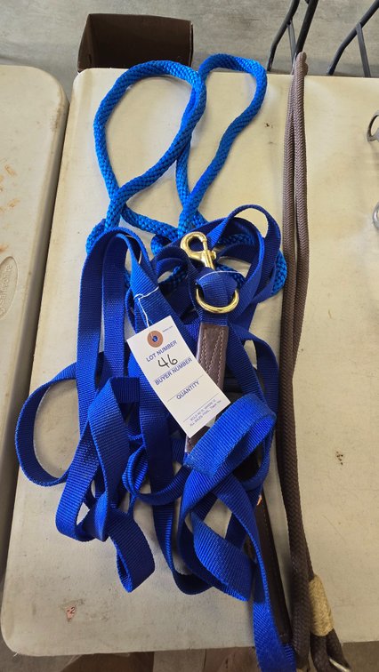 Lot of Braided Ropes & Strap