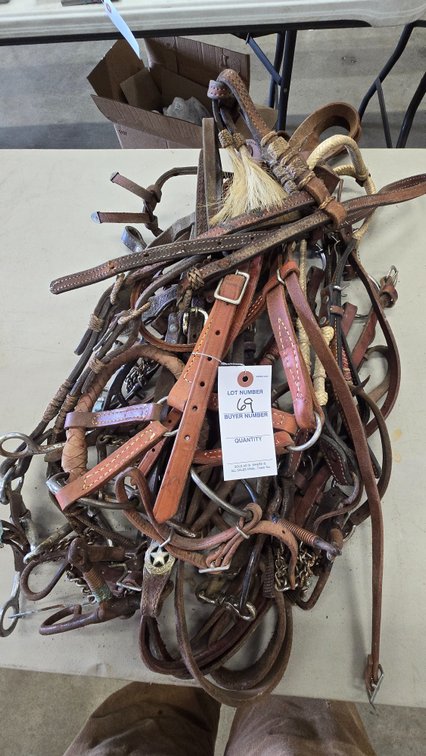 Lot of Misc. Leather Tack