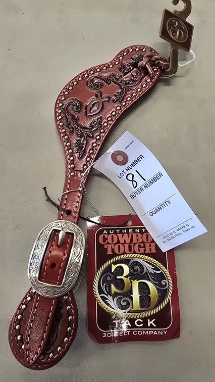 3D Leather Tack Accessory