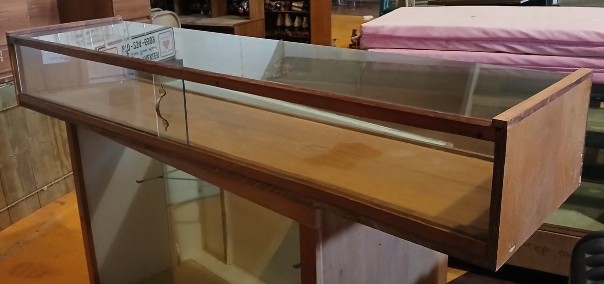 Display Case with Sliding Doors