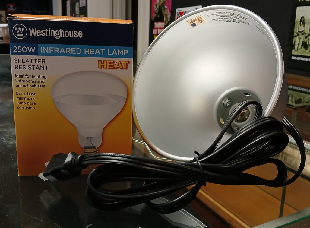 New Heat Lamp with Bulb