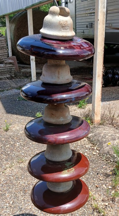 Antique Glazed Ceramic Insulators