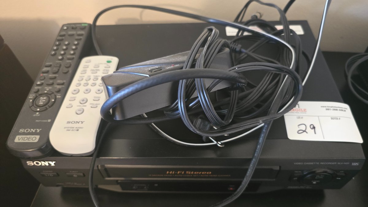 Sony VHS Player