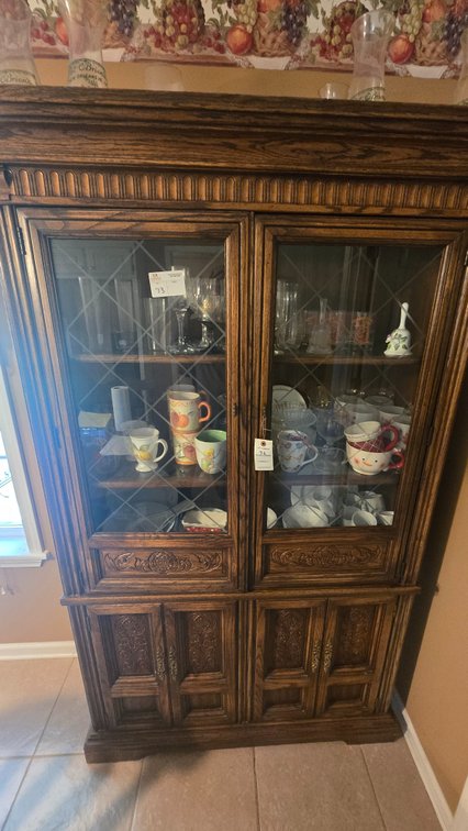 China Cabinet - 48"x72"x15"