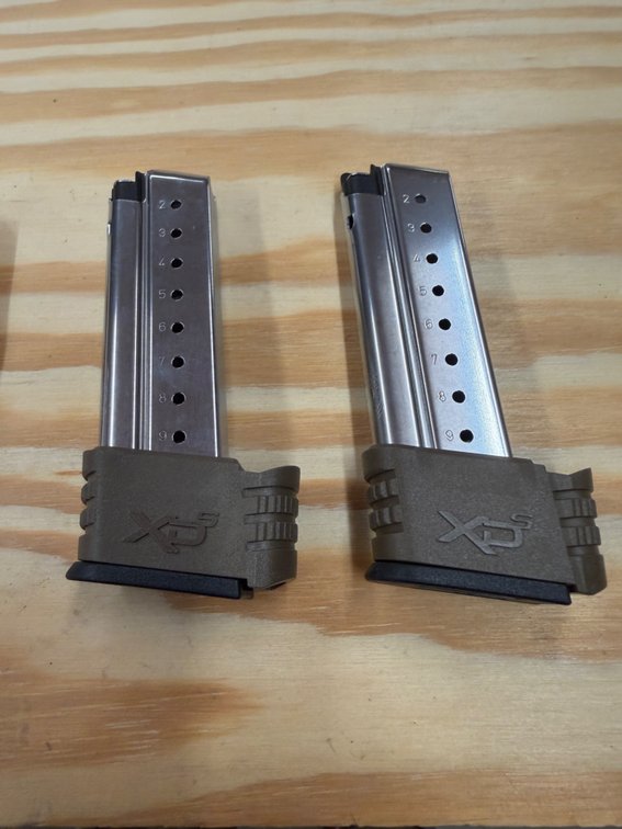 2 XDS 9mm Mags - 9-round