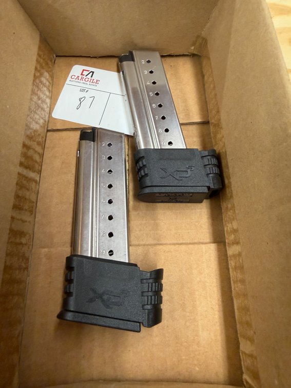 2 Springfield XDS 9-round Mags for 9mm