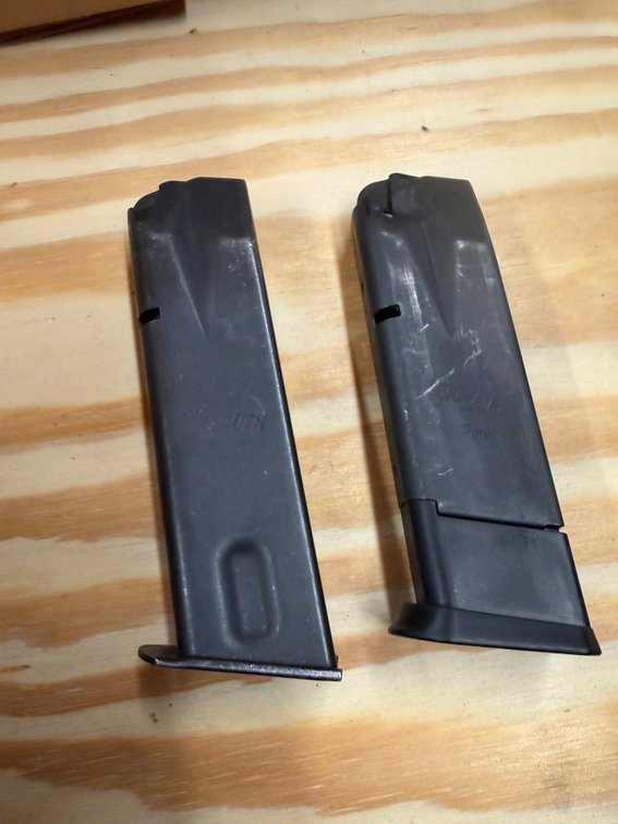 2 Sig Sauer 9mm Mags