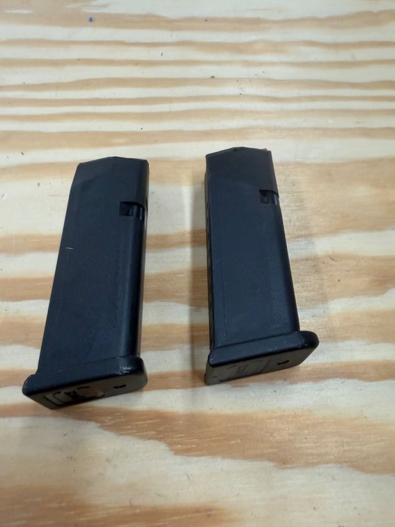 2 Glock .40cal Mags - 10-round & 13-round