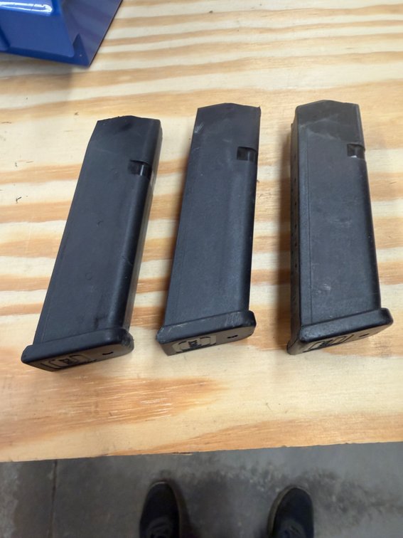 3 Glock .40cal. Mags - 14 round
