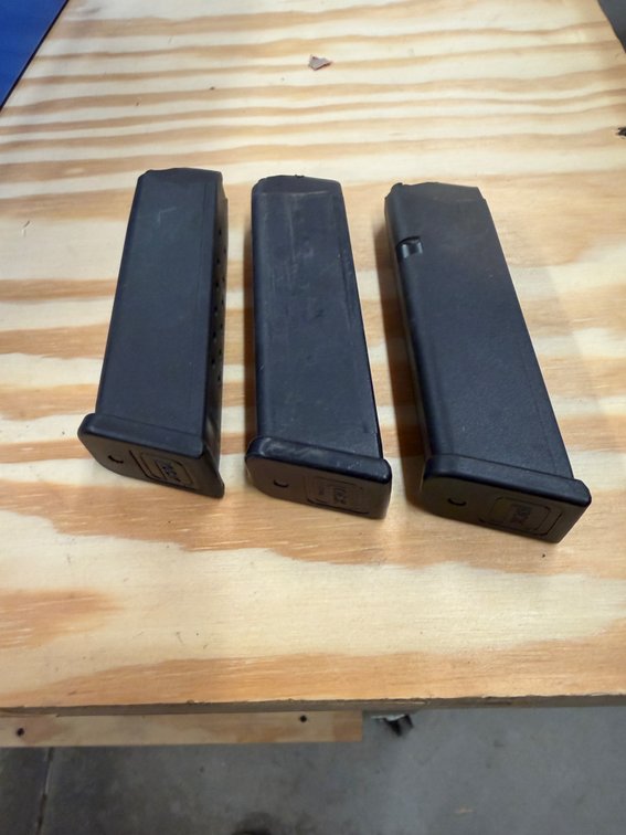3 Glock .40cal. Mags - 14 round