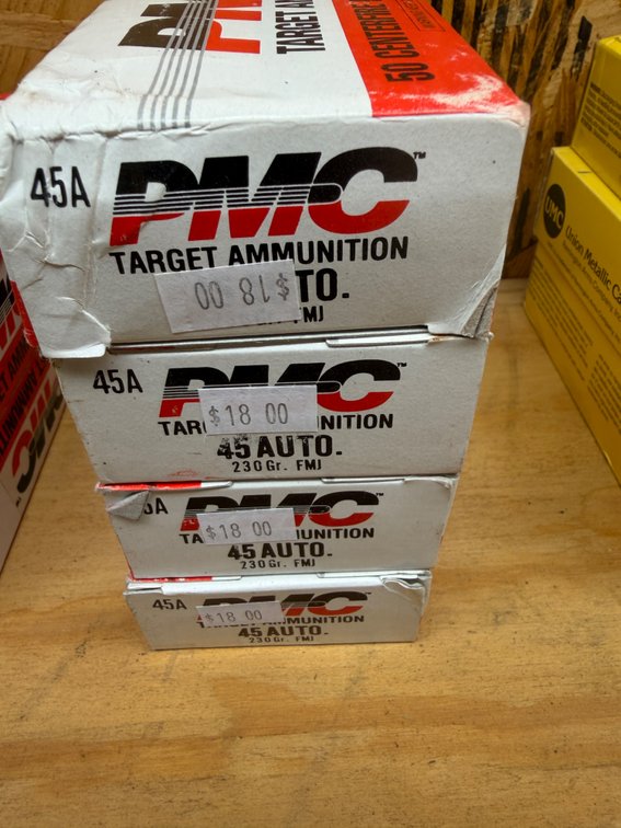200 Rounds of .45auto - 230gr FMJ