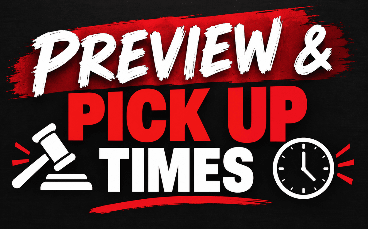 Preview Dates & Pickup Times