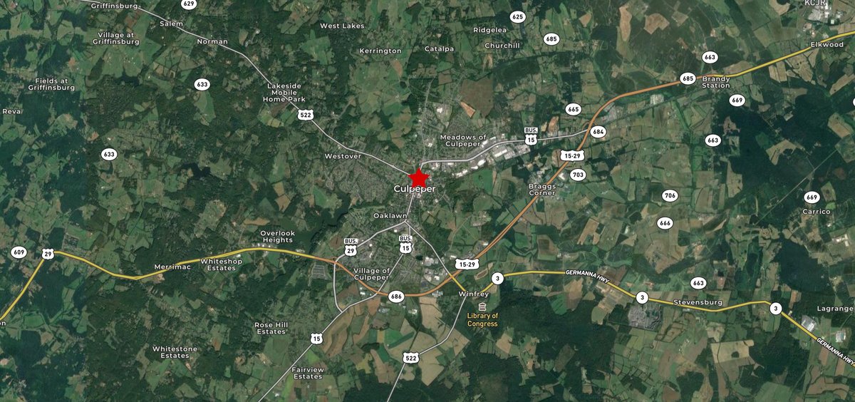 Image for Lot 1 - 2 Commercial Buildings on .49 +/- Acre Corner Lot on Main Street Culpeper, VA--SELLING to the HIGHEST BIDDER!!