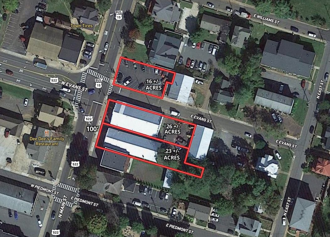 Image for Lot 2 - 16 Space Asphalt Parking Lot on Corner Main Street Lot in Downtown Culpeper, VA--SELLING to the HIGHEST BIDDER!!