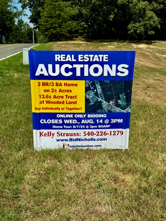 Image for 3 BR/3BA Home on 15.6 +/- Acres w/760' +/- of Road Frontage in Prince George's County, MD--ONLINE ONLY BIDDING!!