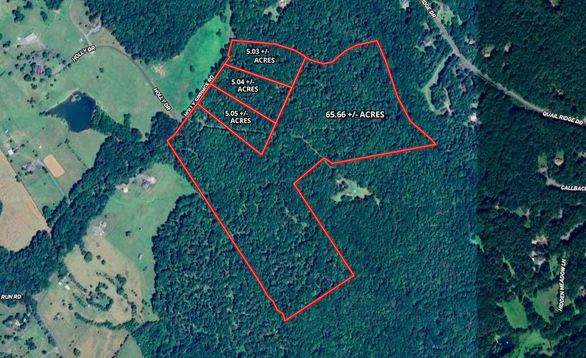 Image for 5.05 +/- Acre Wooded Land Parcel w/230' +/- of Road Frontage in Culpeper County, VA--ONLINE ONLY BIDDING!!