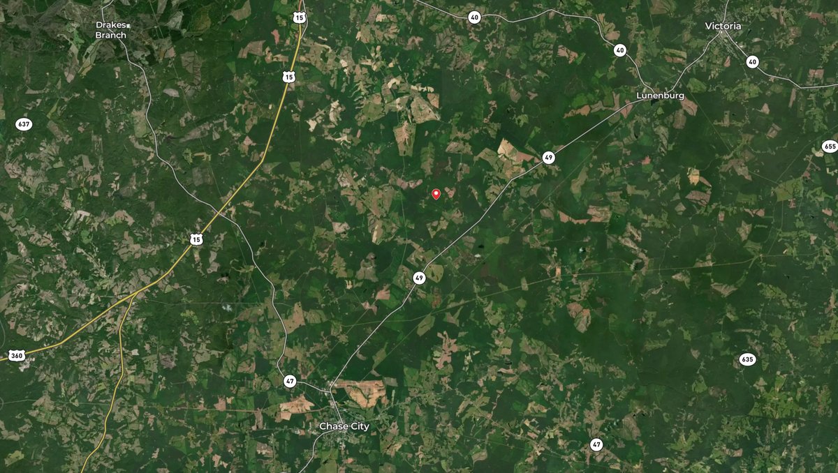 Image for 102 +/- Acre Timber Tract w/Large Amount of Frontage on 2 Roads--Lunenburg County, VA