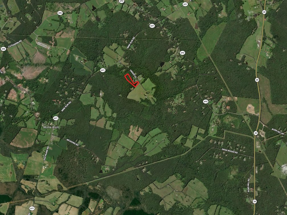 Image for 5.2 +/- Acre Mostly Wooded Building/Estate Lot in Orange County, VA--SELLING to the HIGHEST BIDDER via ONLINE ONLY BIDDING!!