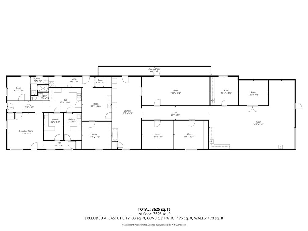 Image for 4,125 +/ sf. Commercial Building on 1.25 +/- Acres w/Frontage on Two Roads in Lunenburg County, VA--ONLINE ONLY BIDDING!!