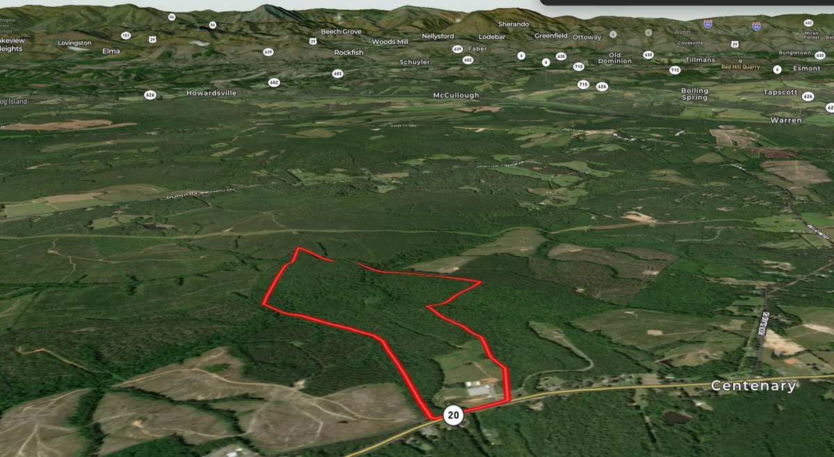 Image for 228 +/- Acres of Prime Central Virginia Land with a Processing Building, 2 Wells and 700' +/- of Rt. 20 Frontage--ONLINE ONLY BIDDING!!