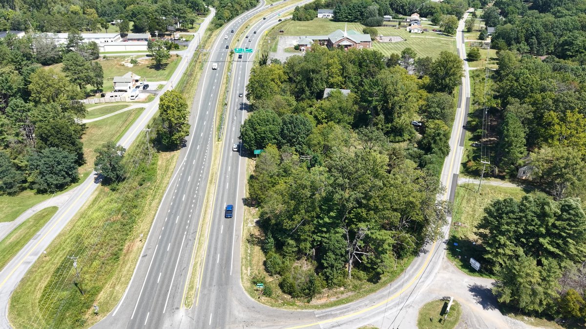 Image for Valuable 3.12 +/- Acre Corner Parcel w/4 BR Brick Home, Frontage on Rt. 460 & Sunburst Rd. Southeast of Lynchburg, VA--Campbell County