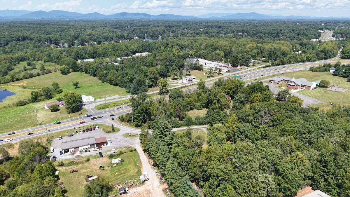 Image for Valuable 3.12 +/- Acre Corner Parcel w/4 BR Brick Home, Frontage on Rt. 460 & Sunburst Rd. Southeast of Lynchburg, VA--Campbell County