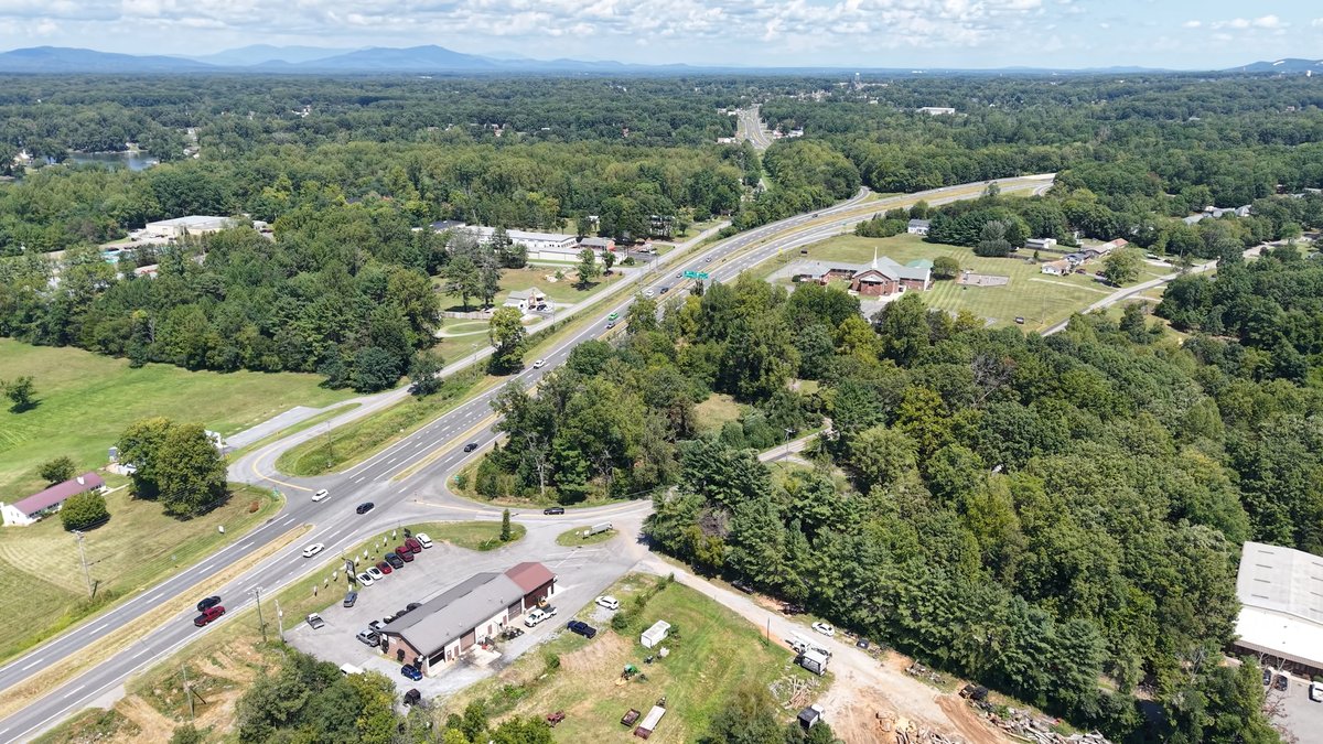 Image for Valuable 3.12 +/- Acre Corner Parcel w/4 BR Brick Home, Frontage on Rt. 460 & Sunburst Rd. Southeast of Lynchburg, VA--Campbell County