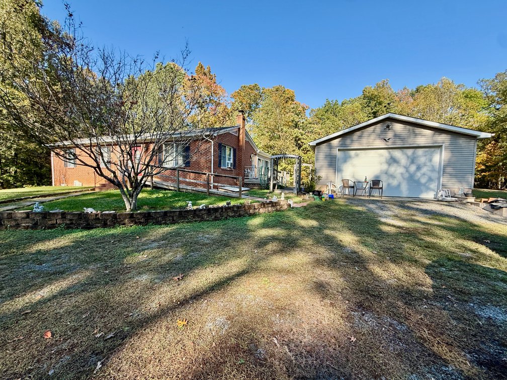 Image for 3 BR/1 BA Brick Home w/Walk-Out Basement & 2 Detached Garage/Shop/Storage Buildings on 14.1 +/- Mostly Wooded Acres--Orange, VA