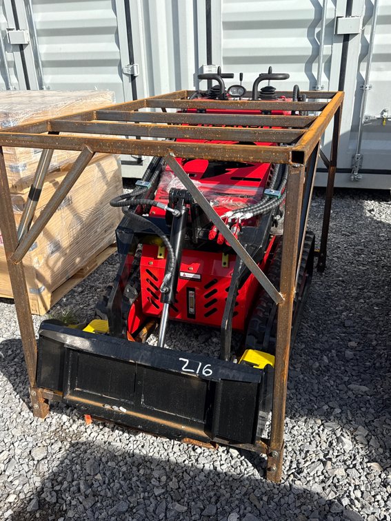 New 2026 Red SD Launch SSL60 Skid Steer Loader.